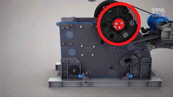 PEW顎式破碎機工作原理動態(tài)展示