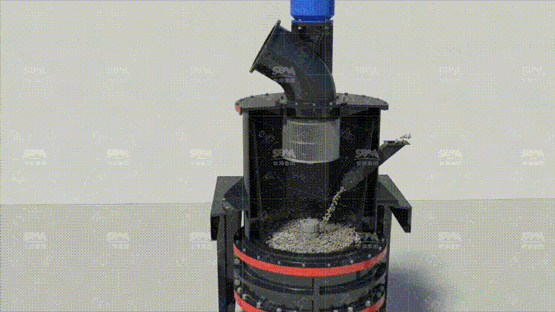 SCM超細微粉磨工作原理動態展示