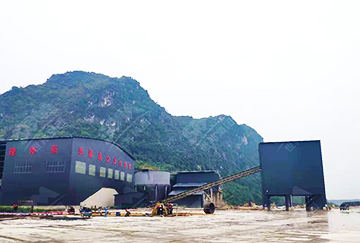 廣西時產1000噸石灰石破碎制砂生產線